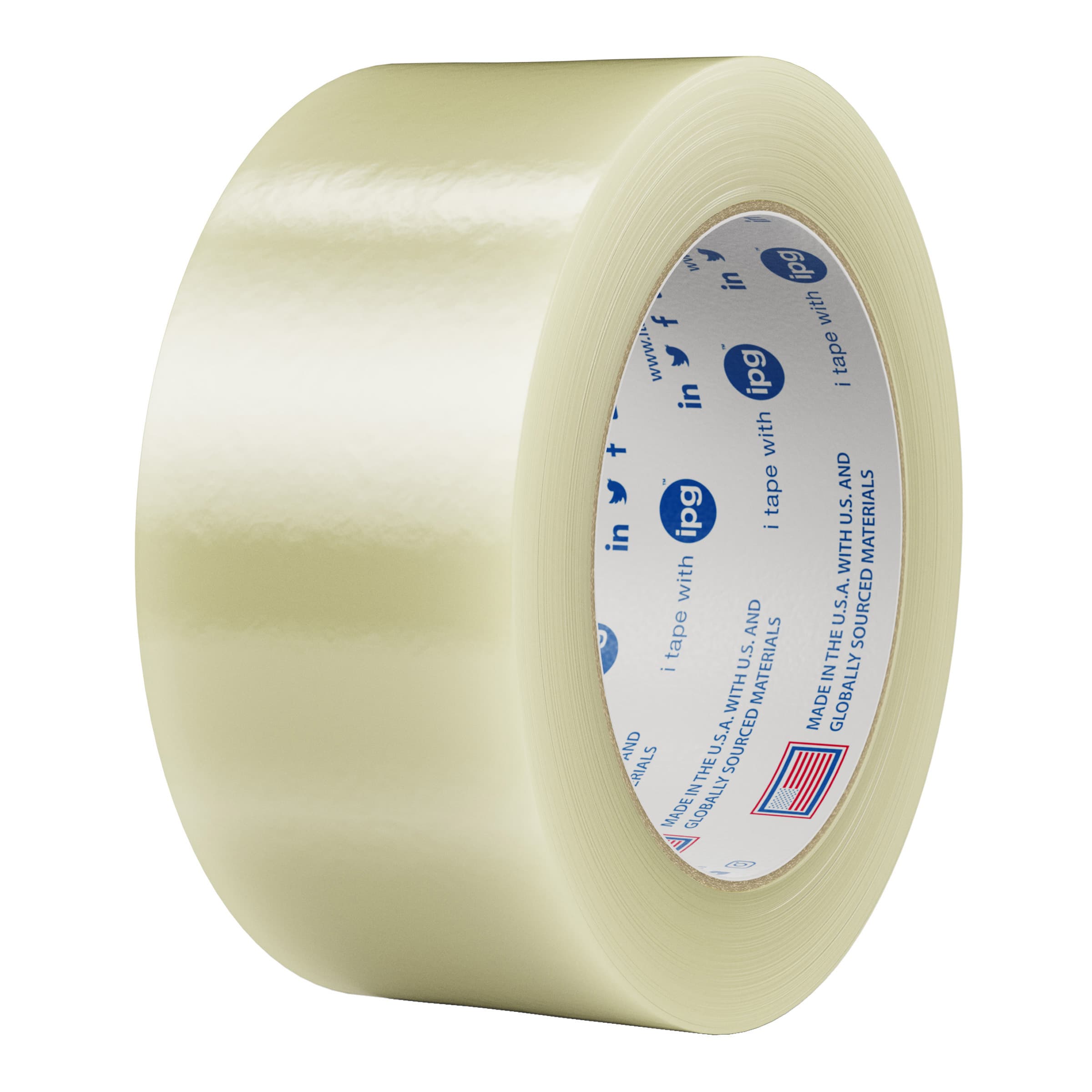 Intertape 6151QT Hot Melt Tape 48MM X100M Clear Cast Film BOPP 1.7MIL With 3.016 IN Core 36 Rolls/Case 60 Cases/Pallet