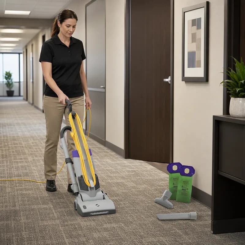 ProGen 12 Upright Vacuum 12IN Gray 120 V Tools 1/Each