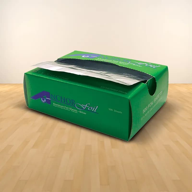 Foil Sheets 12X10.75 IN Aluminum Pop-Up 200 Sheets/Pack 12 Box/Case 2400 Sheets/Case