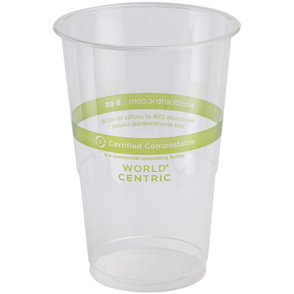 Cold Cup 9 OZ PLA Clear 2000/Case