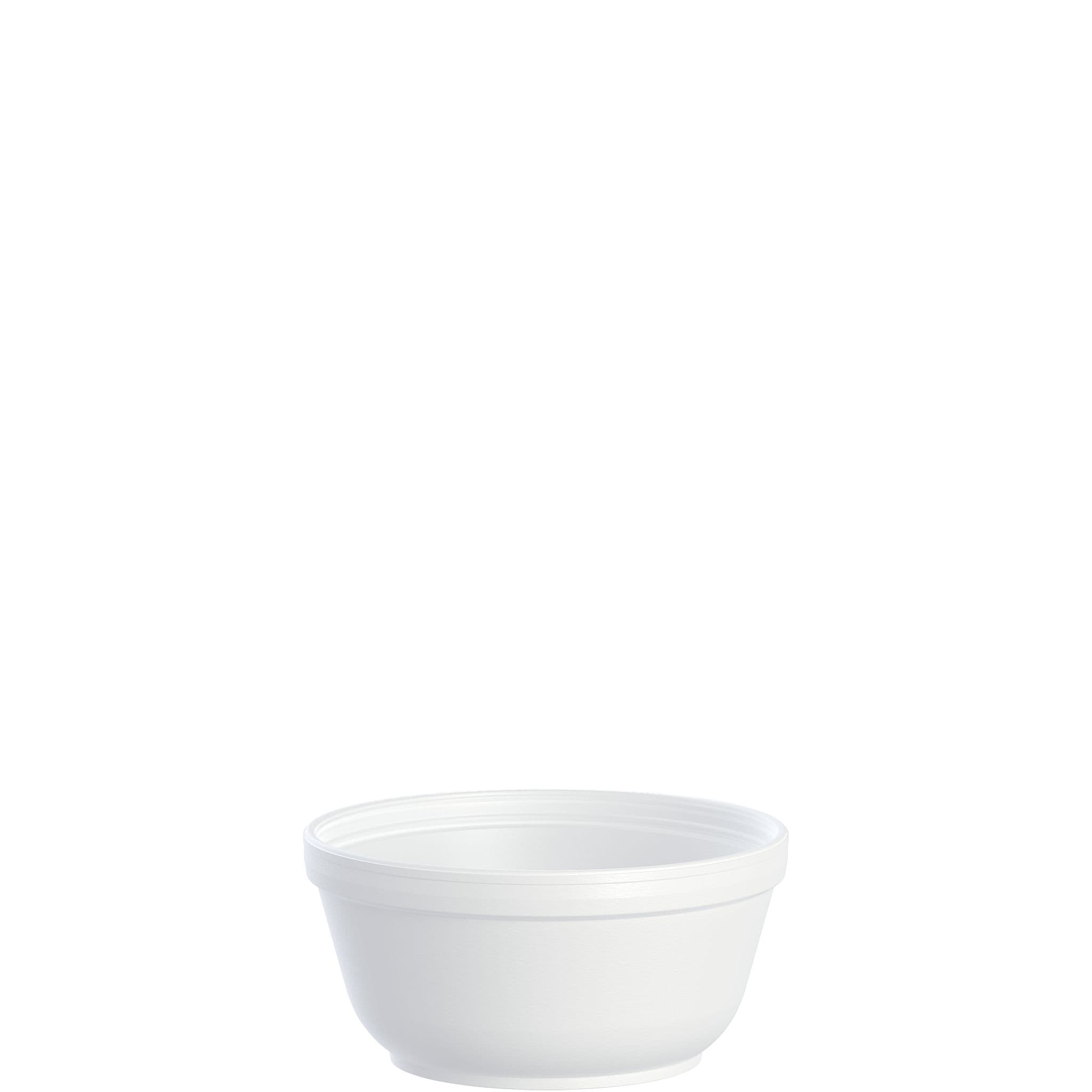 Dart® J Cup® Bowl 12 OZ EPS White Insulated 50 Count/Bag 20 Bags/Case 1000 Count/Case