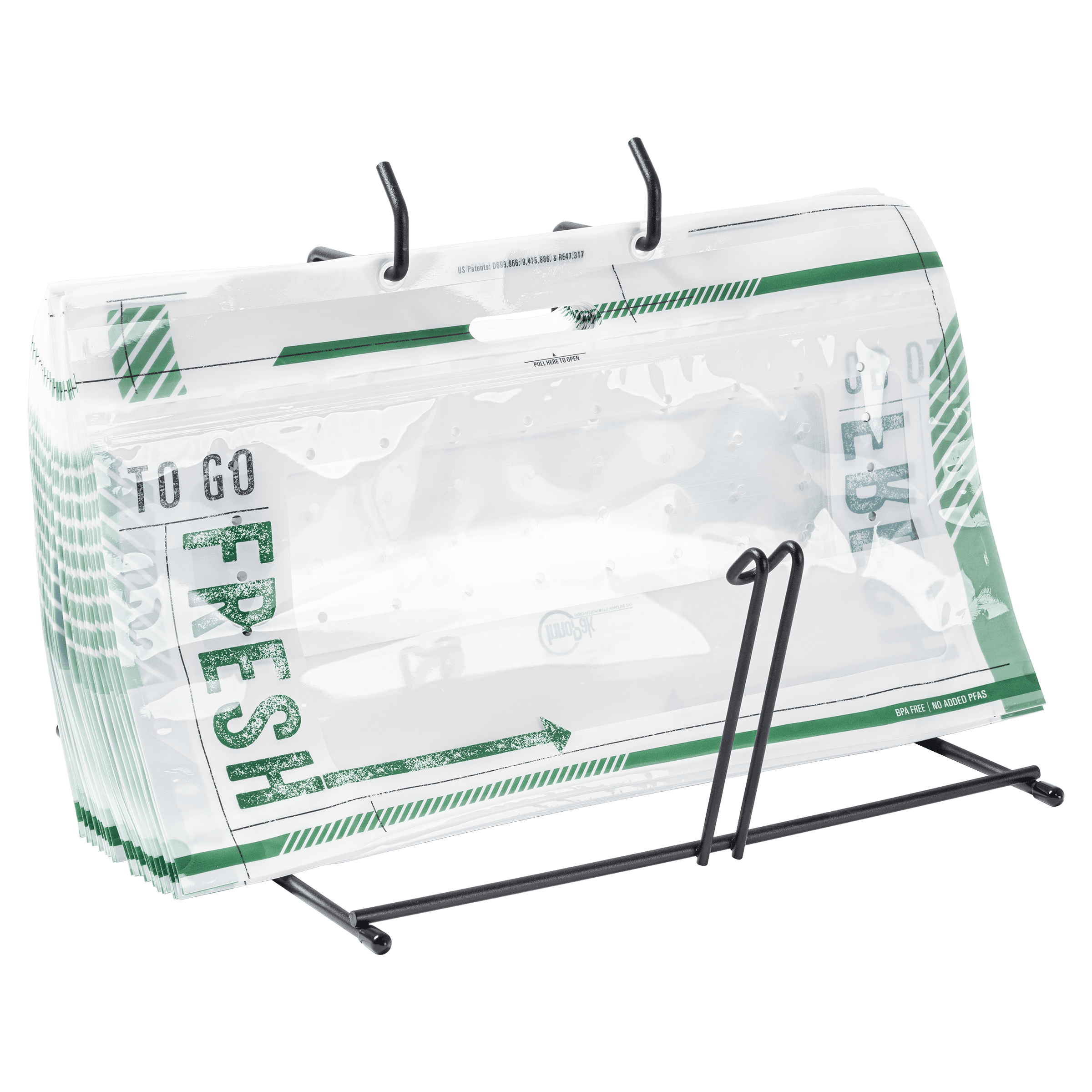TO GO FRESH™ Fried Chicken Bag 12 Piece With Handle Vented 250/Case