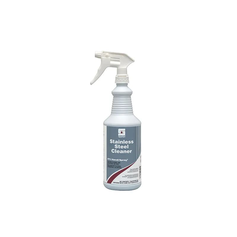 Stainless Steel Cleaner Pleasant Scent 1 QT Mild Acid RTU Water-Based 12/Case