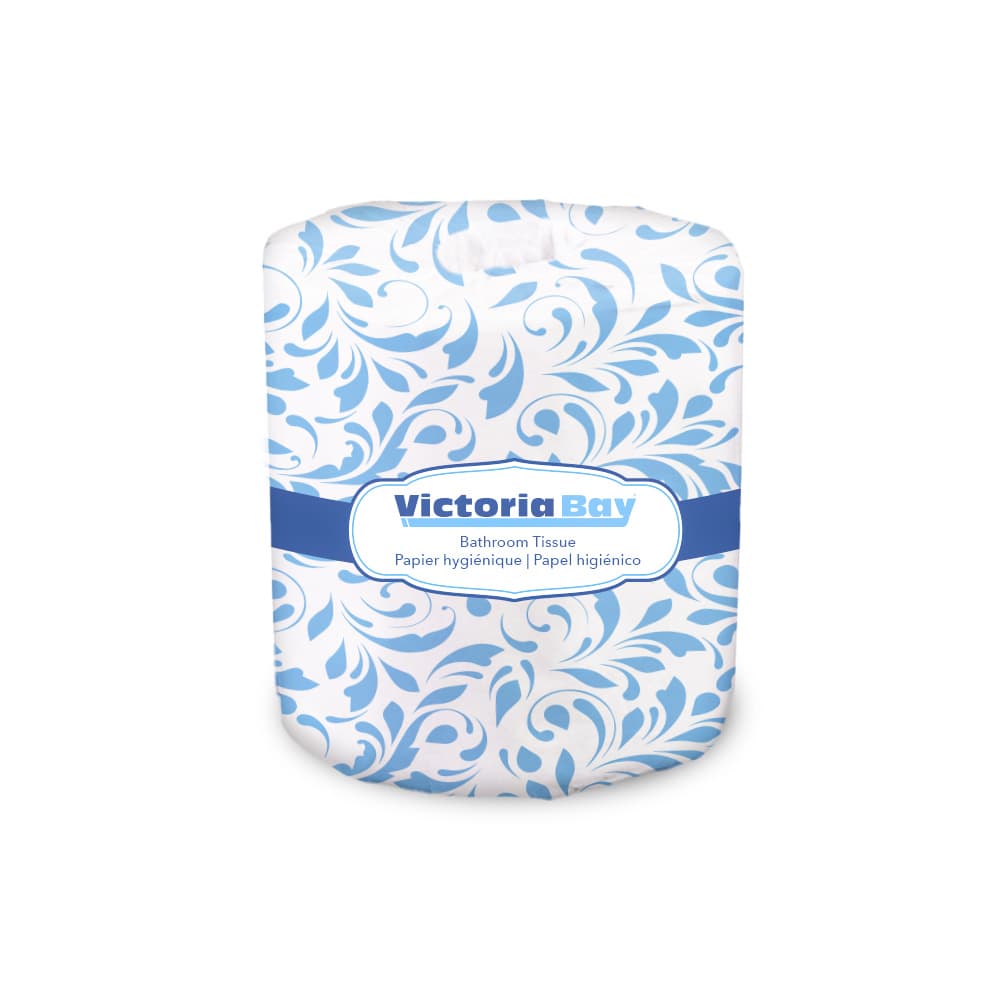 Victoria Bay Toilet Paper & Tissue Roll 4X4 IN 2PLY Premium 450 Sheets/Roll 60 Rolls/Case