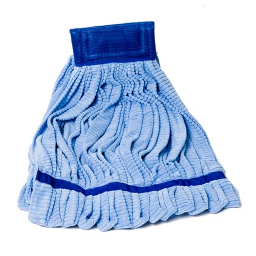 HOSPECO® Tube Mop Large (LG) 5 IN 18 OZ Blue Microfiber Looped 1/Each