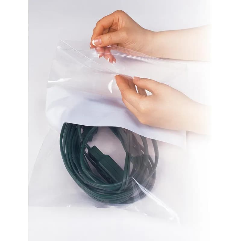Bag 6X9 IN Low-Density Polyethylene (LDPE) 4MIL Clear With Single Track Top Seal Zipper Closure Write-On Block 1000/Case