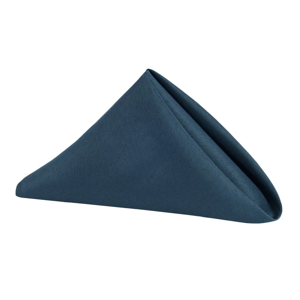 Napkins 20X20 IN Navy Spun Poly Table 1/Dozen