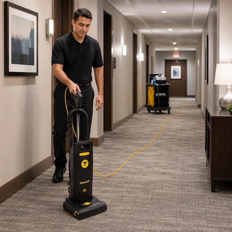 CVD30 Upright Vacuum 12.75X12X45 IN 5.51 L With 40FT Cord Assembled 1/Each