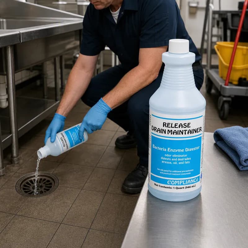 Release Drain Maintainer 32 FLOZ Enzymatic 12/Case
