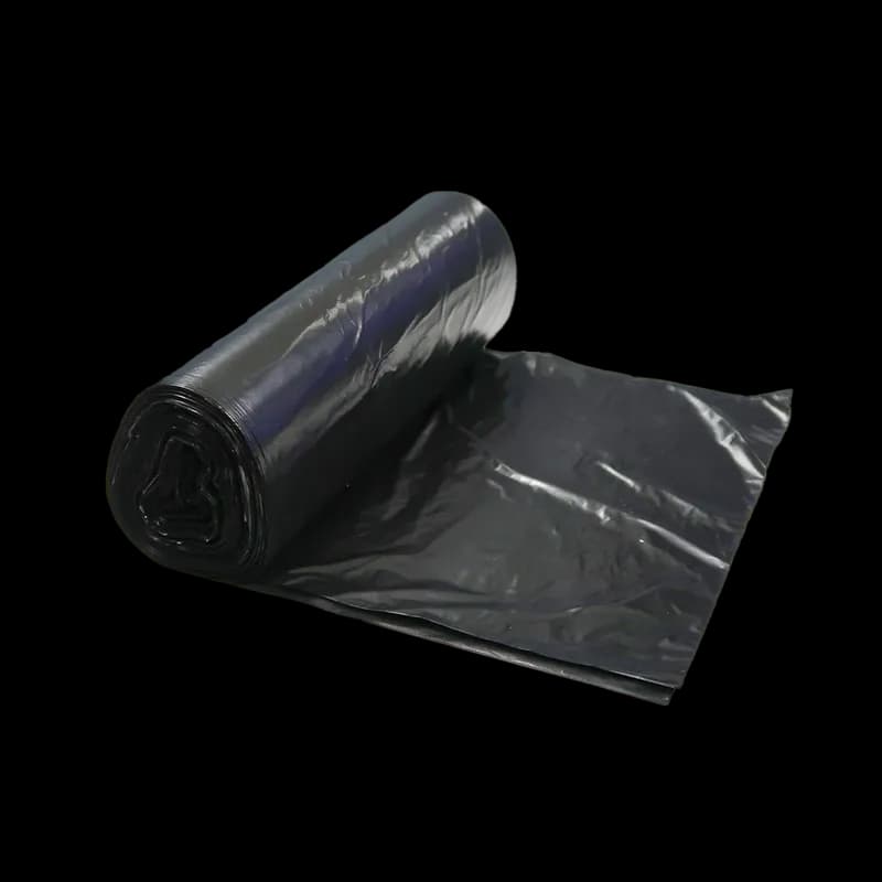 Victoria Bay Can Liner 24X32 IN 12-16 GAL Black LLDPE 0.55MIL Roll 25 Count/Roll 20 Rolls/Case 500 Count/Case