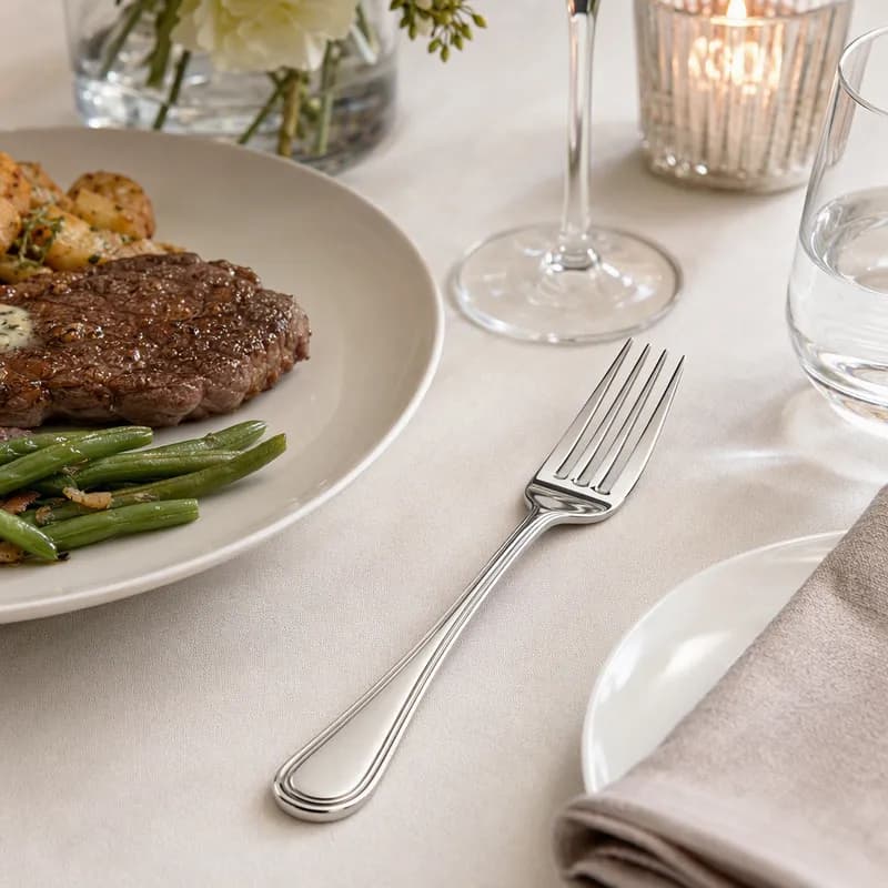 Fork 7.5 IN 18/8 Stainless Steel Extra Heavy Dishwasher Safe 12/Dozen