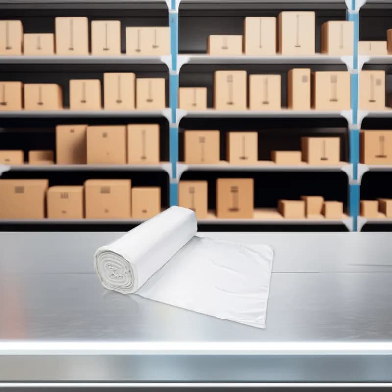 Victoria Bay Can Liner 40X46 IN 40-45 GAL Clear LLDPE 0.8MIL Roll 20 Count/Roll 5 Rolls/Case 100 Count/Case
