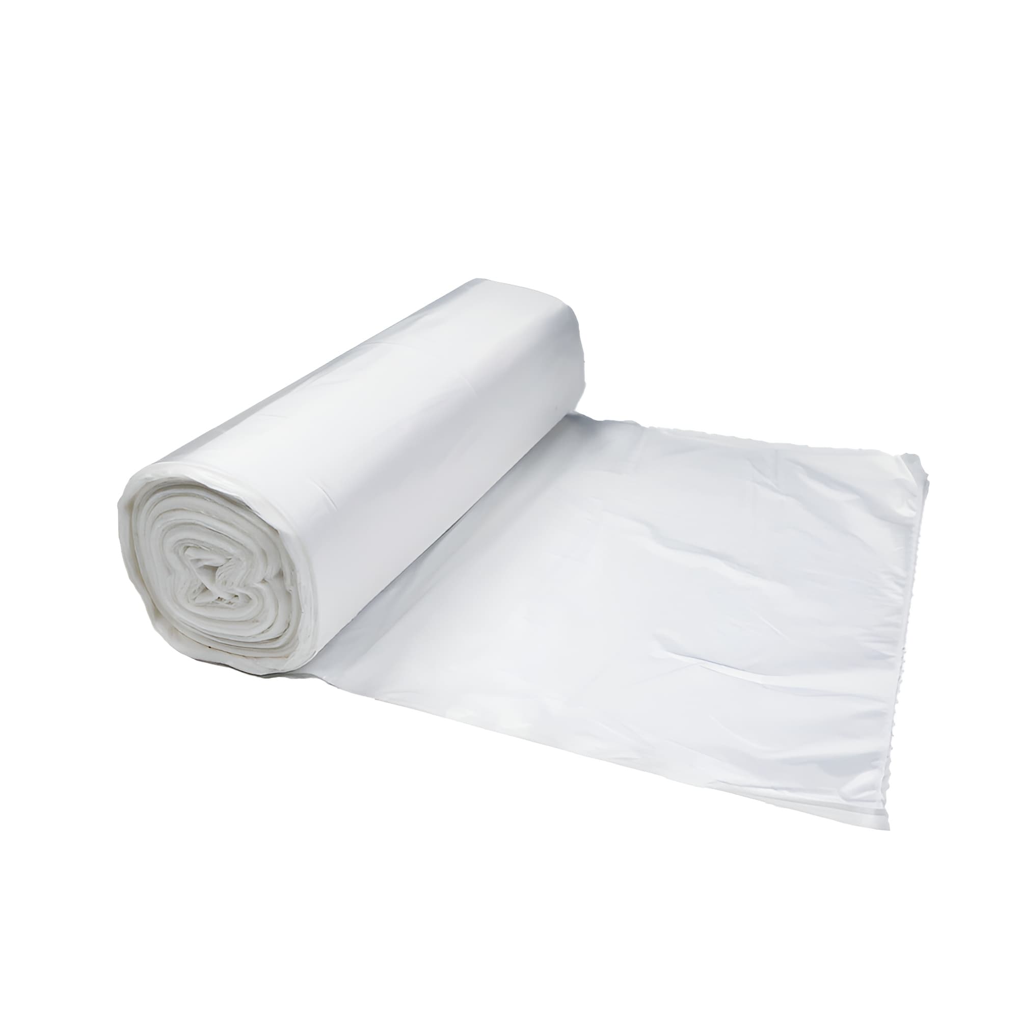 Victoria Bay Can Liner 50X58 IN 65 GAL Clear LLDPE 1.5MIL Roll 20 Count/Roll 5 Rolls/Case 100 Count/Case