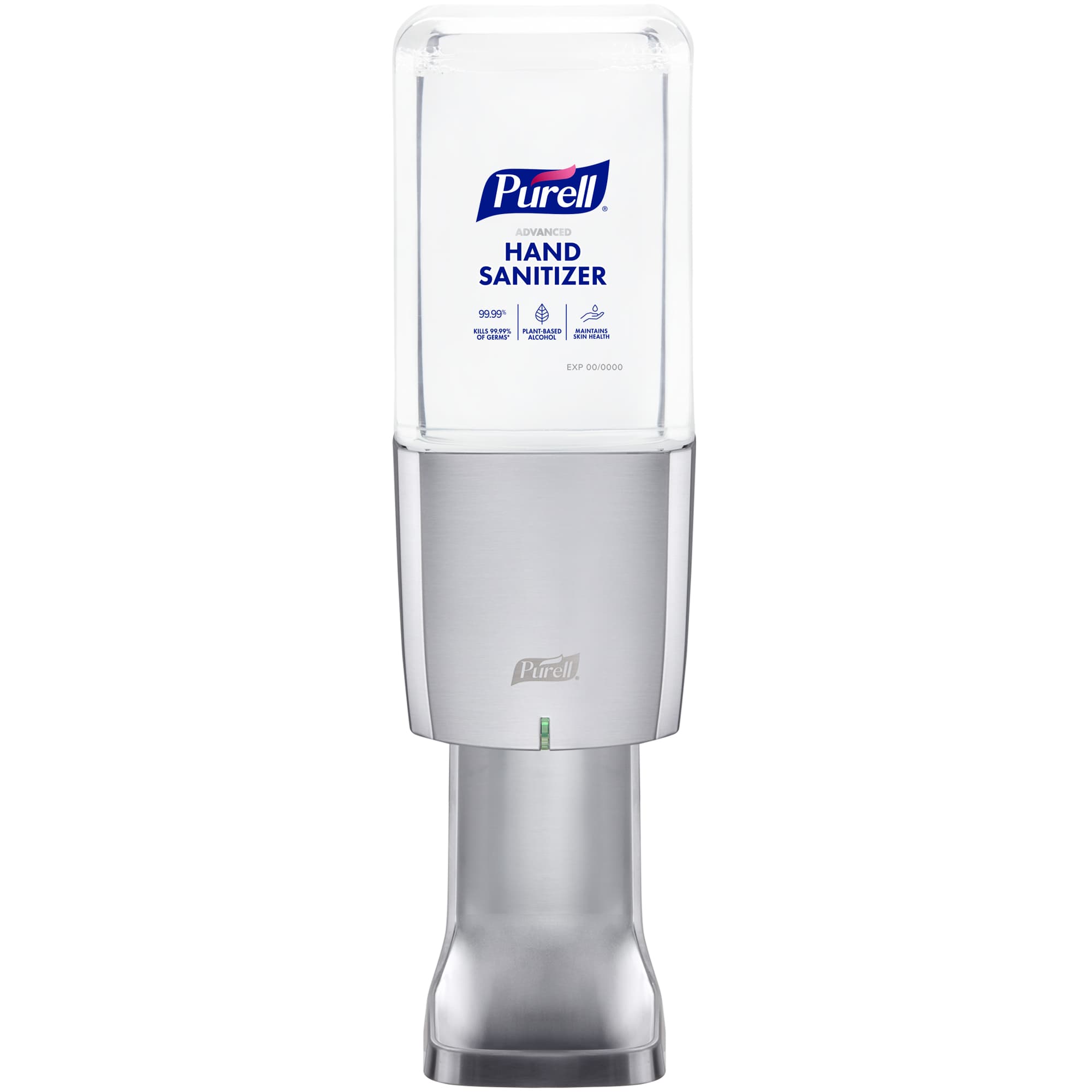Purell® ES10 Hand Sanitizer Dispenser 1200 mL 3.91X4.33X10.69 IN Chrome Plated Wall Mount 1/Each