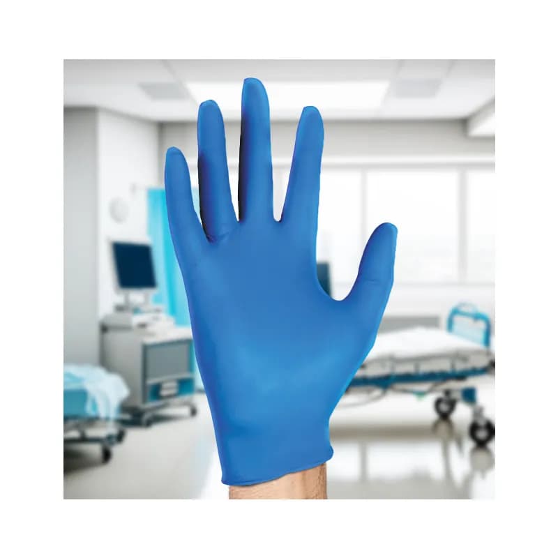 Victoria Bay Examination Gloves Small (SM) Blue 3MIL Nitrile Disposable Powder-Free 200 Count/Box 10 Box/Case