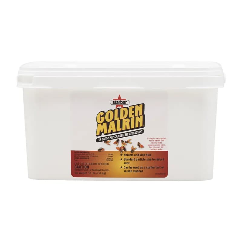 Golden Malrin Fly Bait 10 LB 1% Methomyl 1/Each