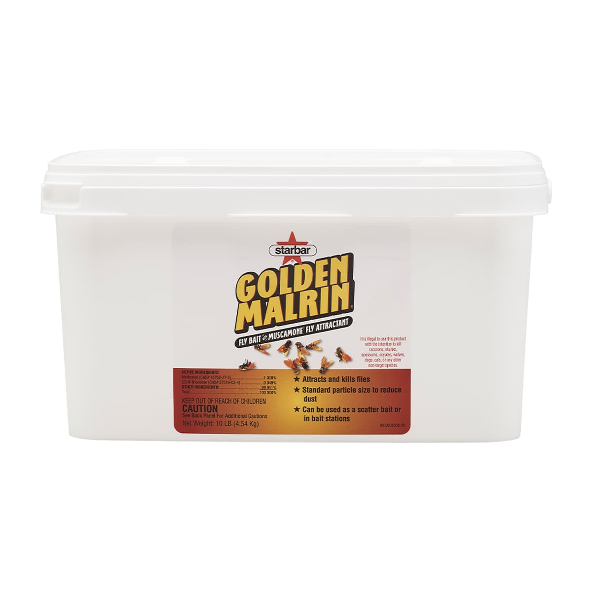 Golden Malrin Fly Bait 10 LB 1% Methomyl 1/Each