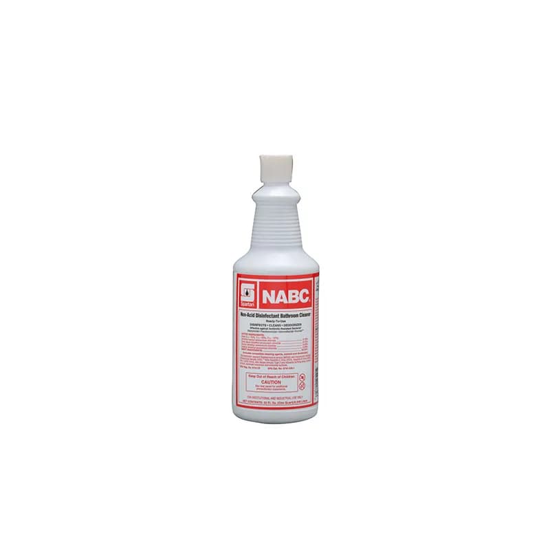 NABC® Floral Restroom Cleaner Disinfectant Deodorizer 1 QT Multi Surface Daily Neutral RTU Non-Acid 12 Count/Case