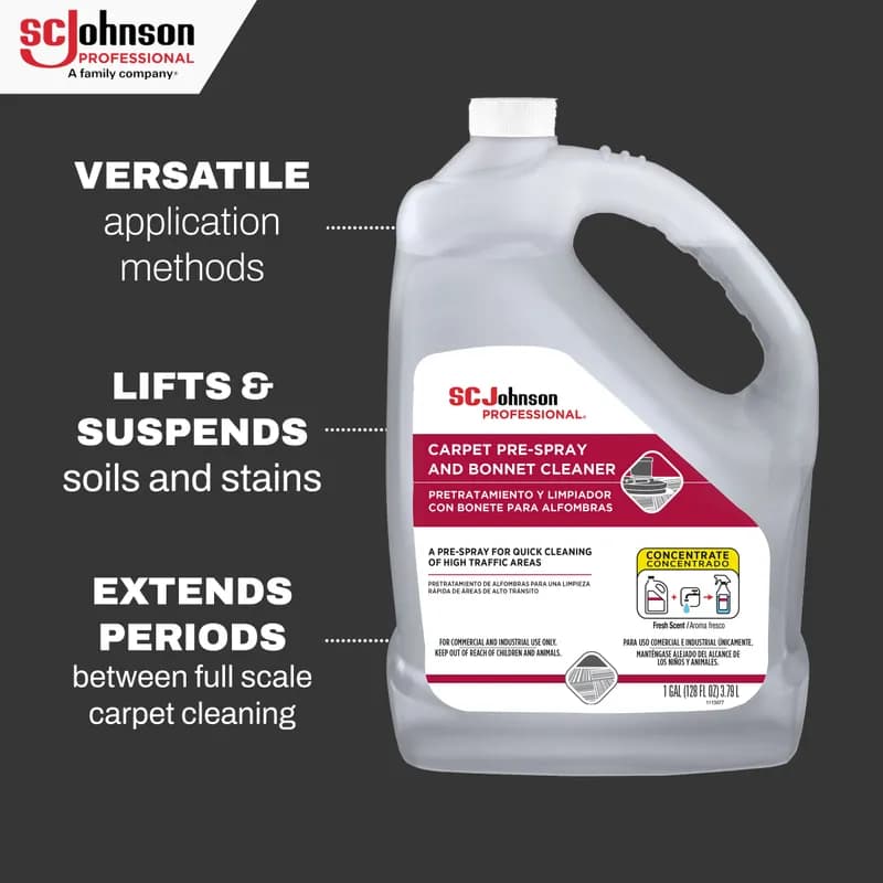 SC Johnson Professional® Carpet Prespray & Spotter Carpet Bonnet 1 GAL 4/Case