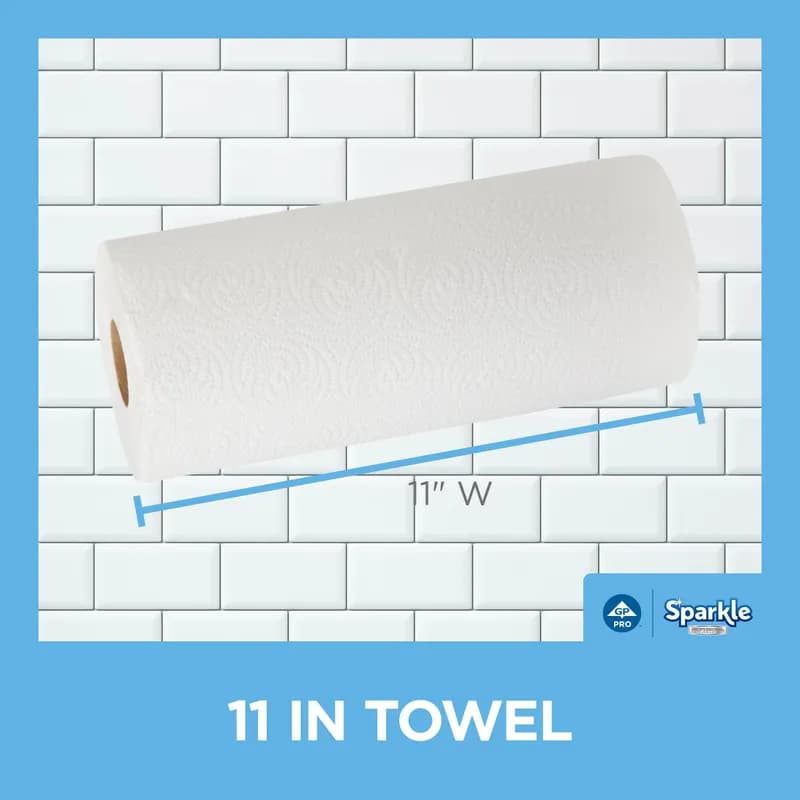 SPARKLE PROFESSIONAL SERIES® Household & Kitchen Roll Paper Towel 2PLY White Perforated 30 Rolls/Case