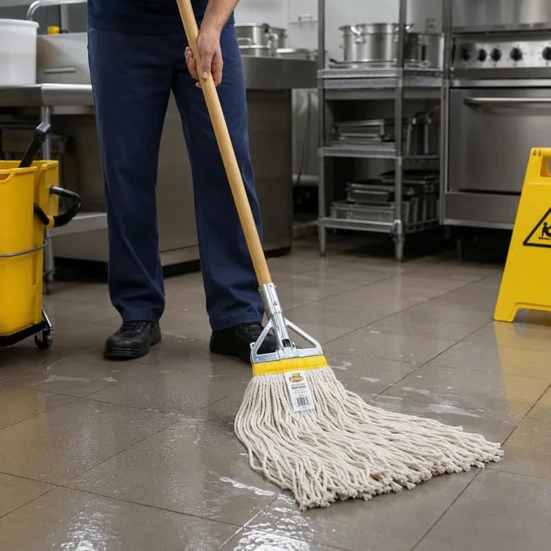 Mop Cotton #24 Narrow Band End 1/Each