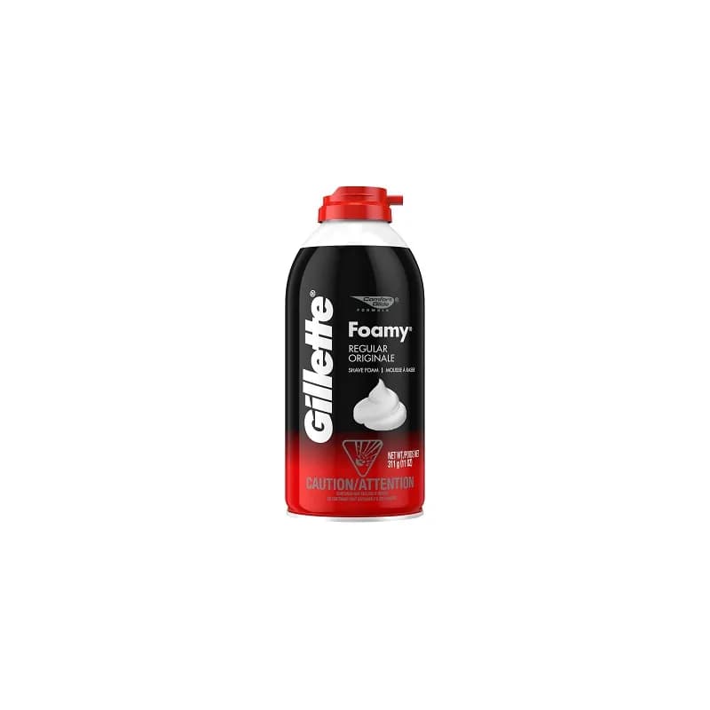 Gillette® Shaving Cream Foam 11 FLOZ Regular 12/Case