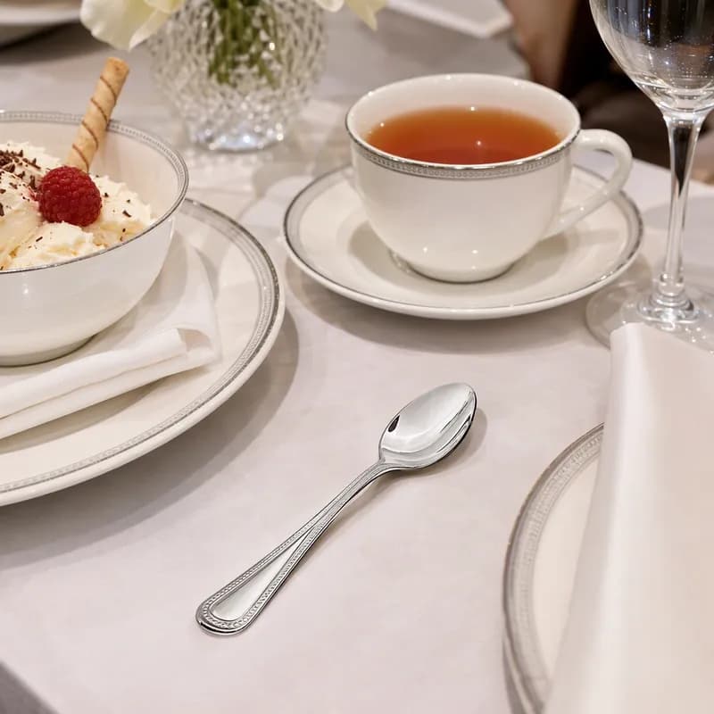 Contour Teaspoon 6.3X1.32X0.79 IN Stainless Steel Mirror Finish 12/Dozen