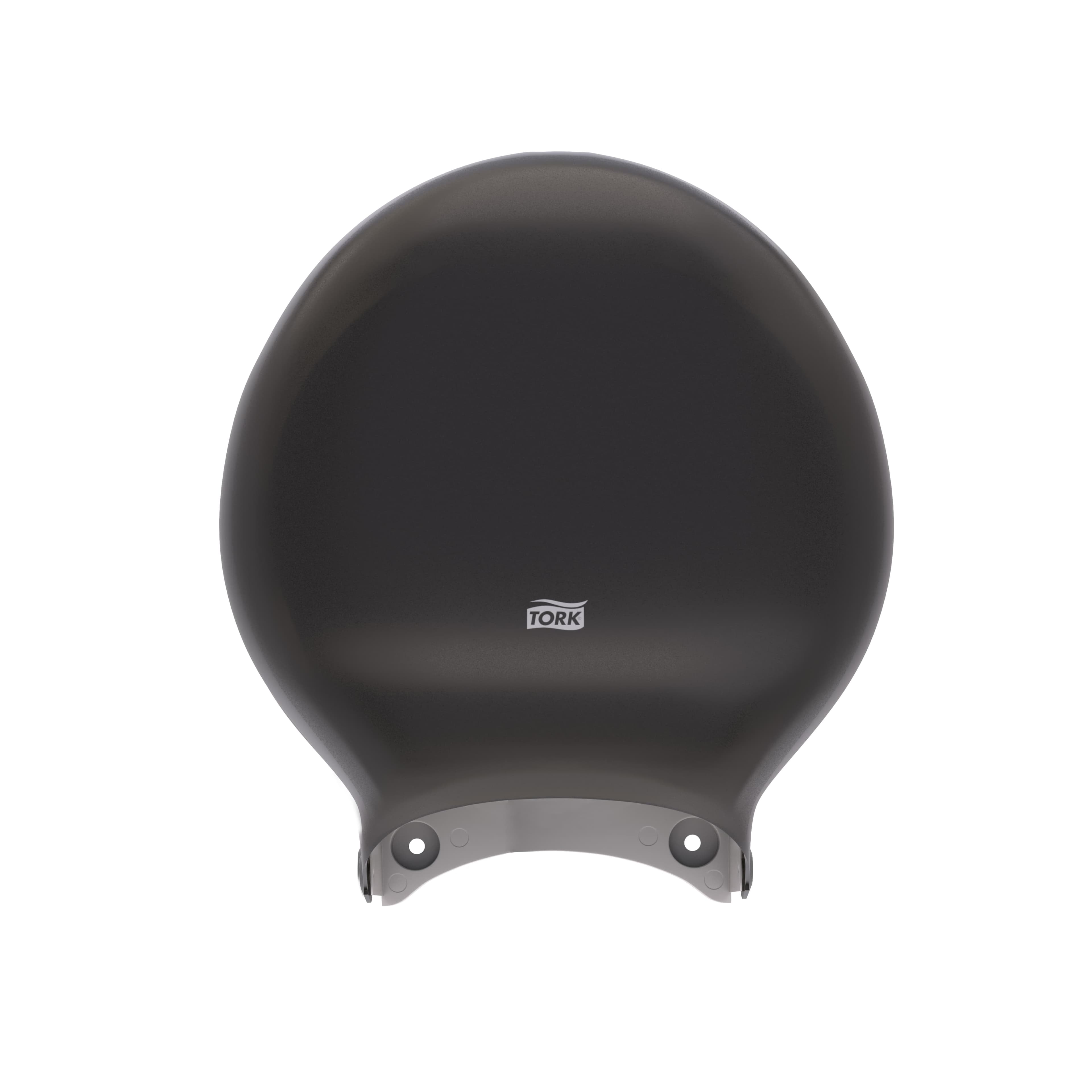 Tork T22 Toilet Paper Dispenser 5.75X10.63X12 IN Plastic Wall Mount Smoke 1-Roll Jumbo (JRT) 9IN Roll 1/Case