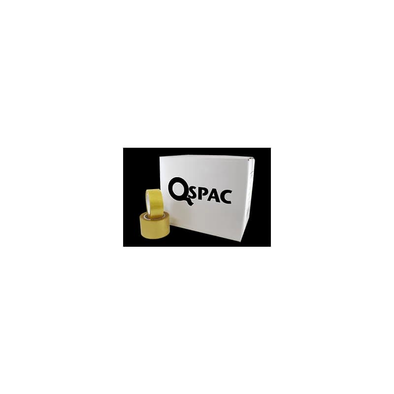 Tape 2IN X110FT Clear Rubber 2MIL 36 Rolls/Case 90 Cases/Pallet