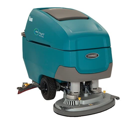 Floor Scrubber 32 GAL 32IN Walk Behind On-Board Charger Pad Cylindrical 1/Each