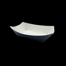 Food Tray 3 LB Paper Black Rectangle 500/Case