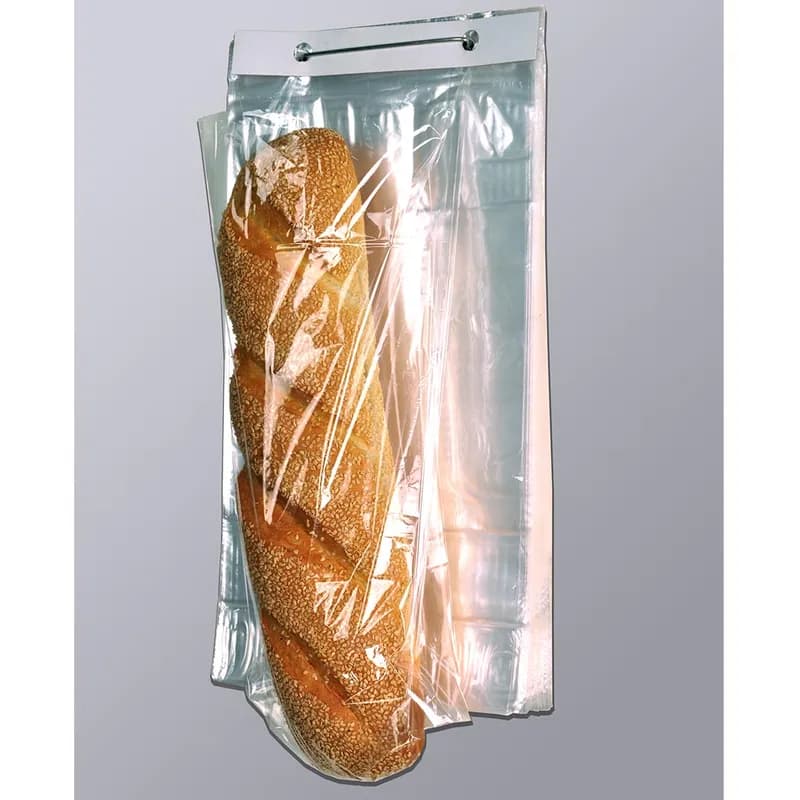Bread Bag 11X4X18+1.5 IN PP 0.8MIL Clear With Open Ended Closure Wicket Bottom Gusset Co-Extruded 1000/Case