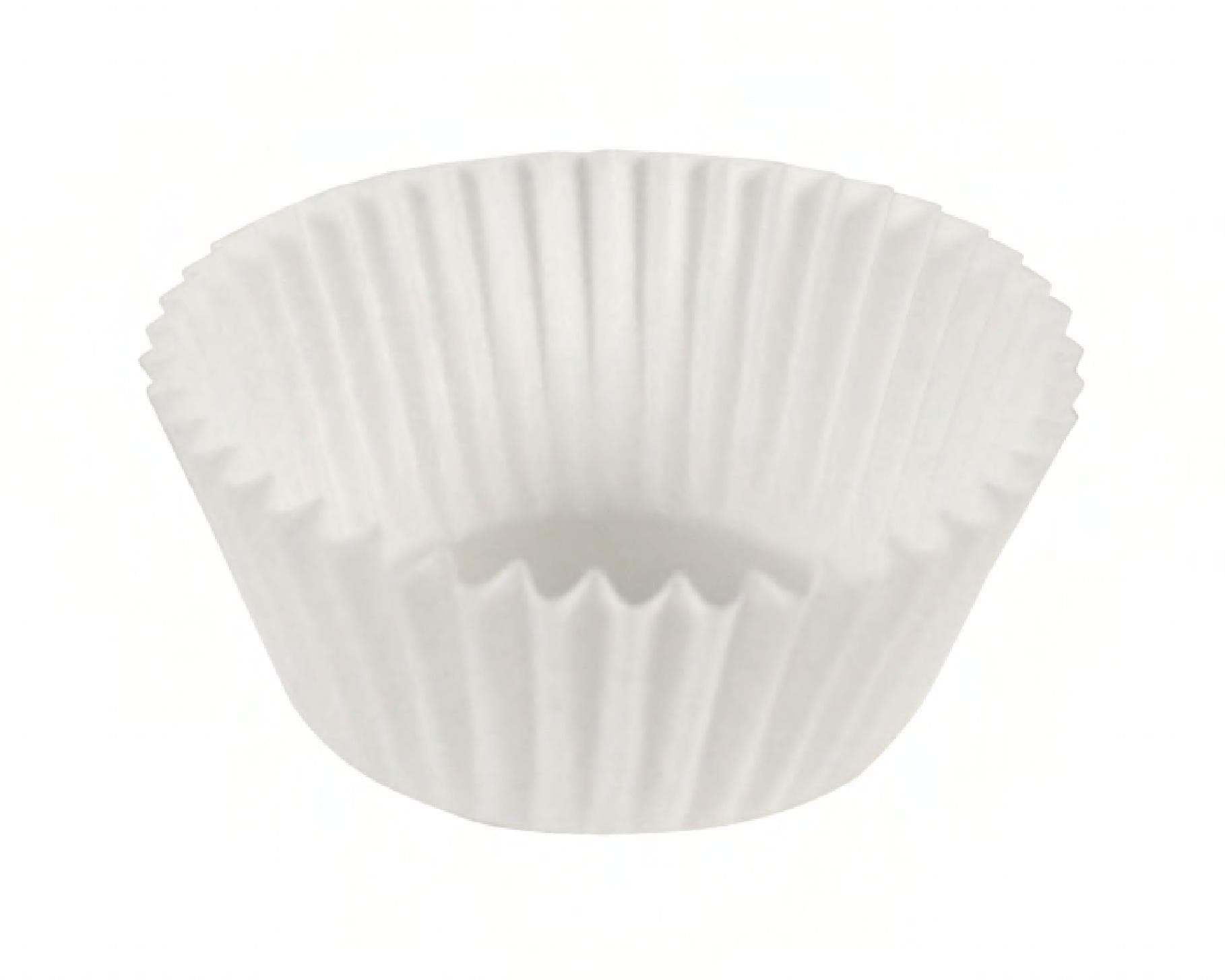 Baking Cup 3.25X0.94X1.38 IN Dry Wax Paper White 10000/Case