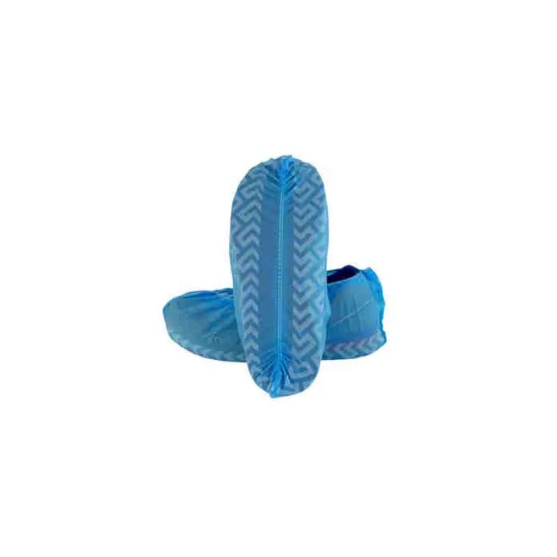 Safety Zone® XXL Size 15-18 Blue PP Disposable With Tread Machine Made Elastic 300/Case