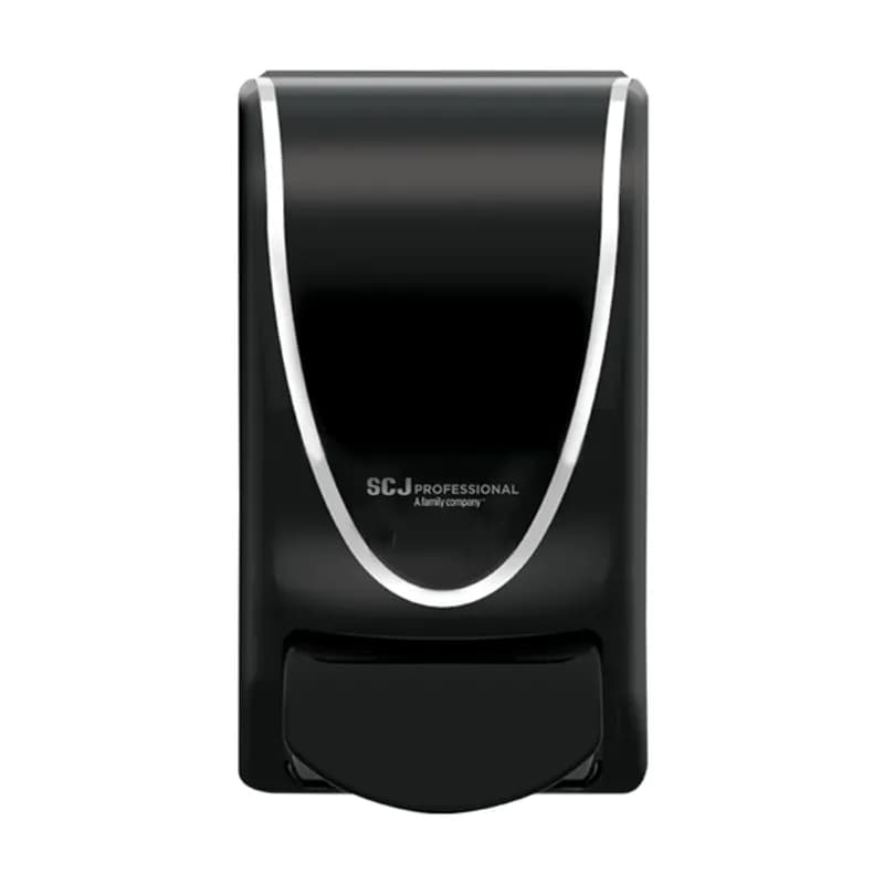 Proline Hand Soap Dispenser 1 L Black Plastic With Chrome Trim 1/Each