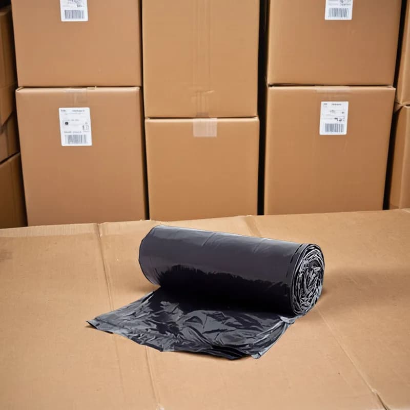 Can Liner 40X48 IN Black 12MIC 250/Case