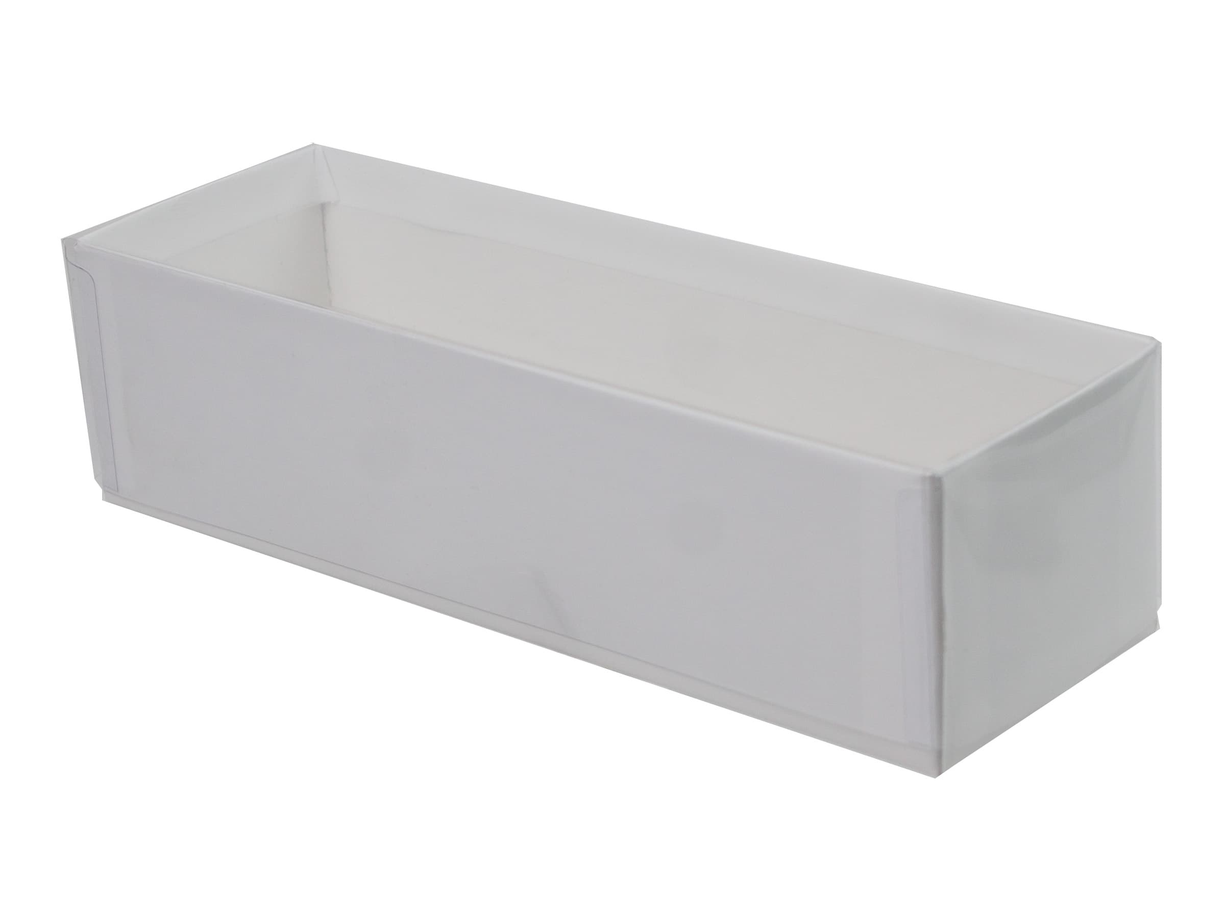 VIEWit Macaron Candy Box 8.125X2.625X2.8125 IN Paperboard White Krome 100/Case