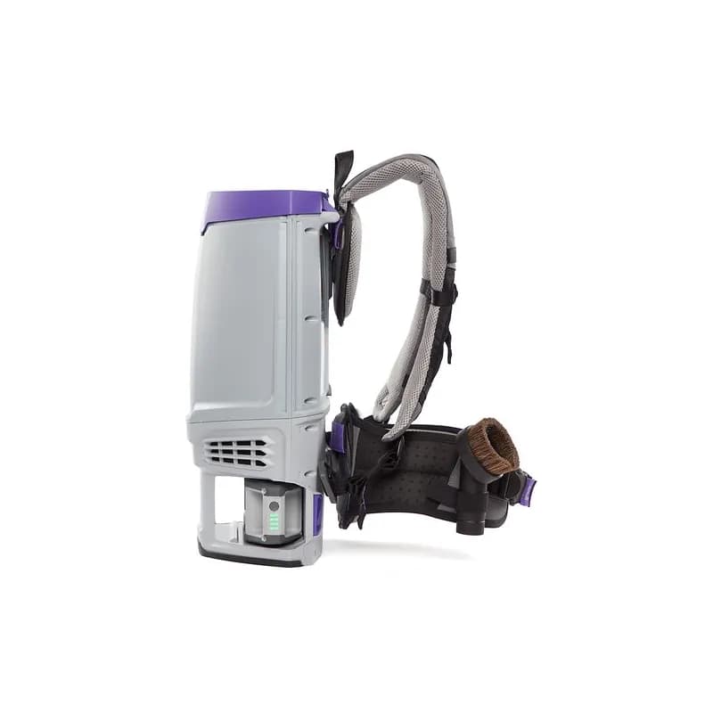 GoFit Backpack Vacuum 6 QT 240V Cordless With 4Ah Lithium-Ion Battery With Xover Two-Piece Wand Tool Kit 1/Each