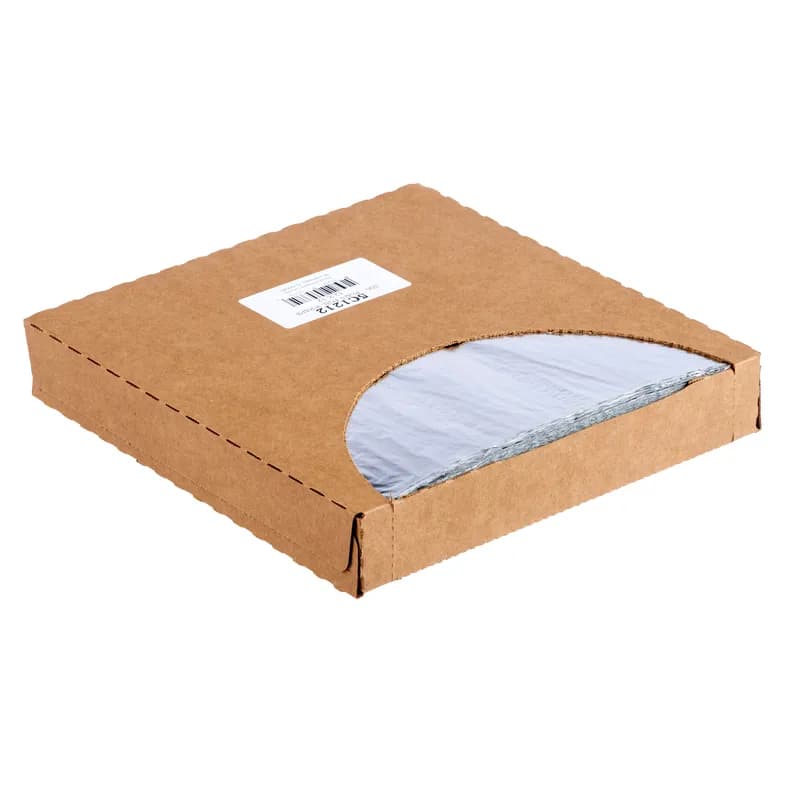Sandwich Wrap 12X12 IN Foil Plain Cushion 500 Sheets/Pack 5 Packs/Case