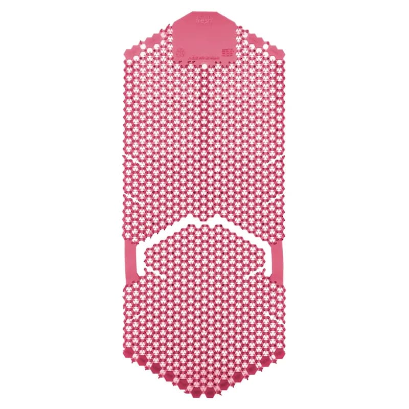 Tsunami Urinal Screen Spiced Apple Red EVA 15.5X6.5X0.875 IN 6/Case