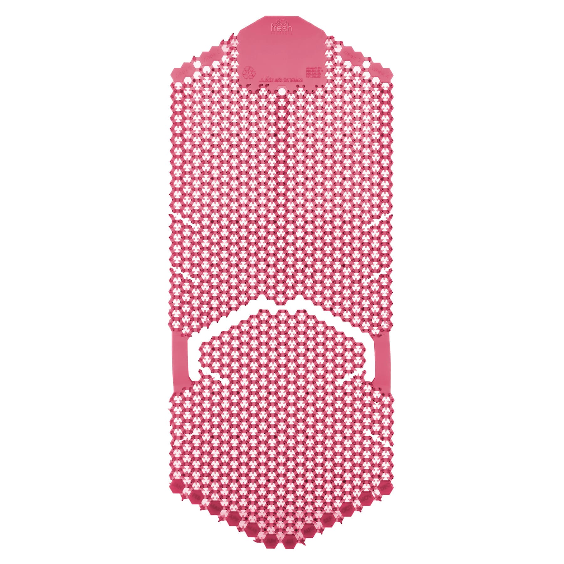 Tsunami Urinal Screen Spiced Apple Red EVA 15.5X6.5X0.875 IN 6/Case