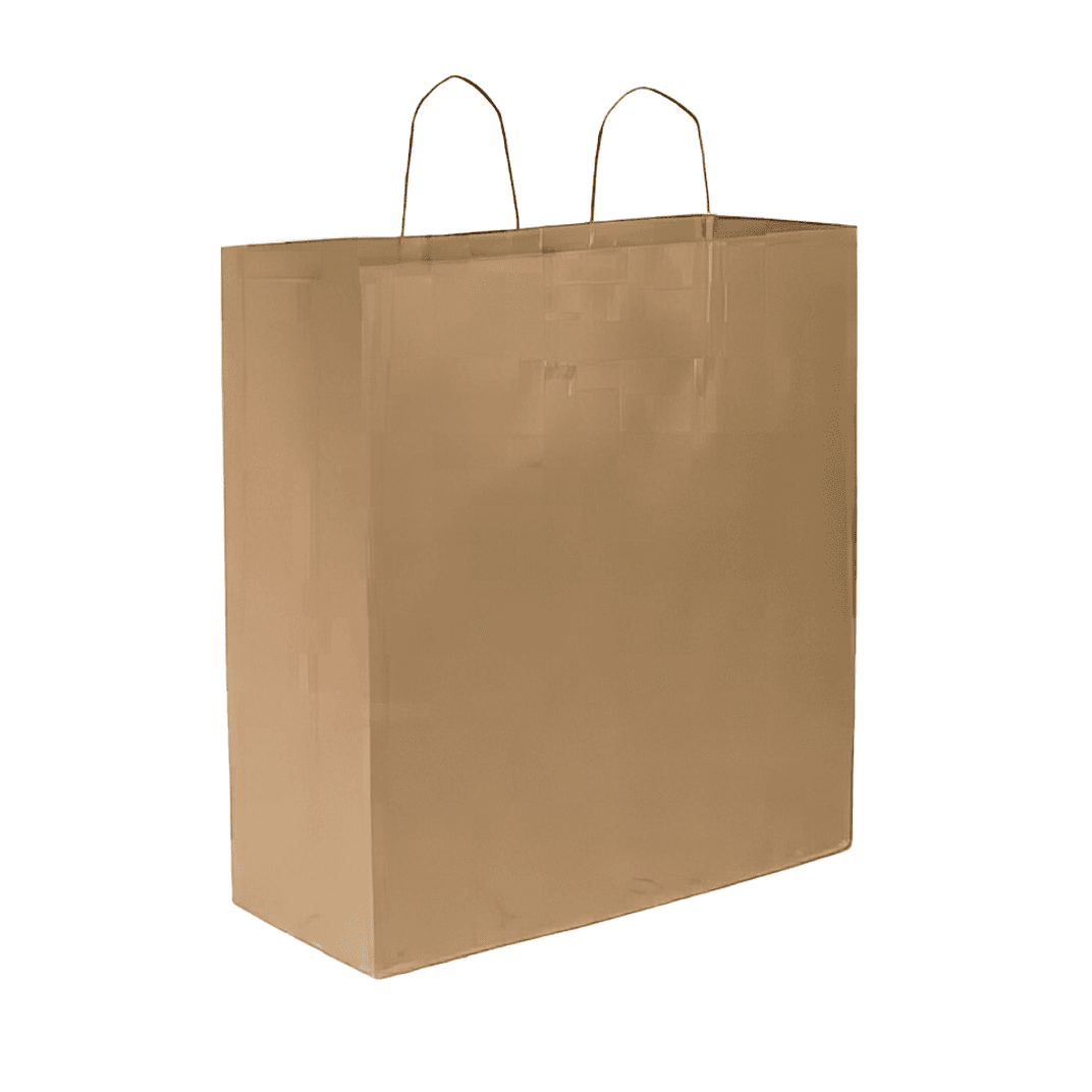 Victoria Bay Shopper Bag 16X11X19.25 IN Paper Kraft Gusset 200/Case