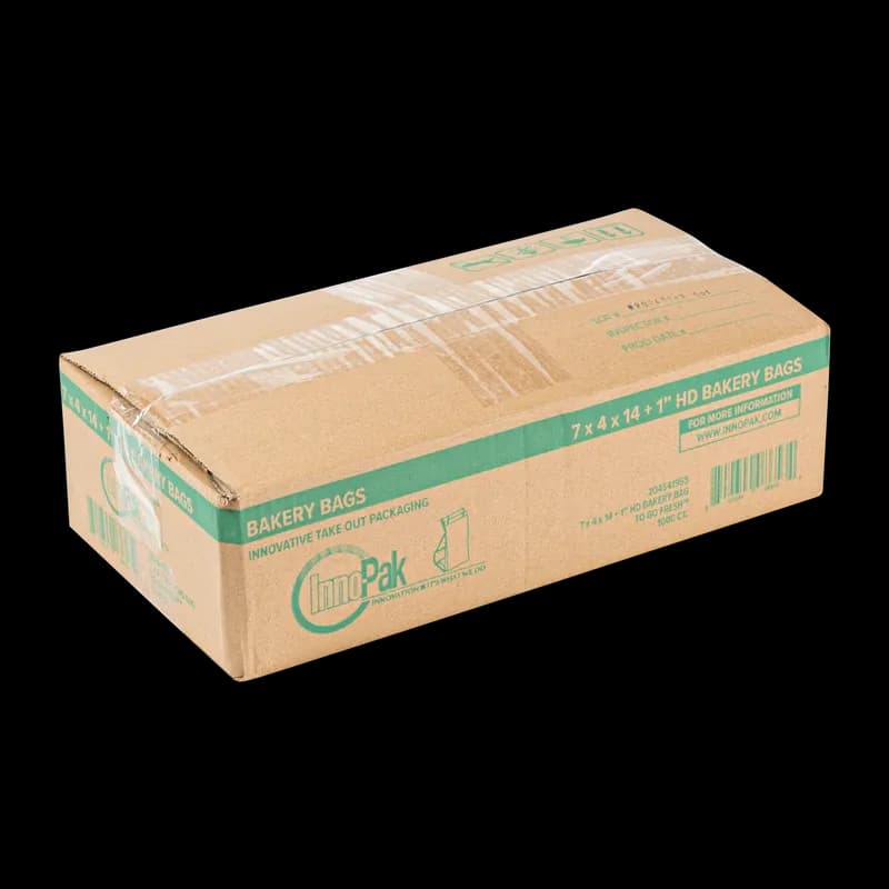 TO GO FRESH™ Bakery Bag 7X4X14+1 IN High-Density Polyethylene (HDPE) Clear 1000/Case