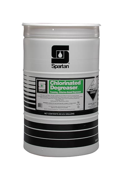 Degreaser 30 GAL Heavy Duty Alkaline Concentrate Chlorinated Bleach 1/Drum
