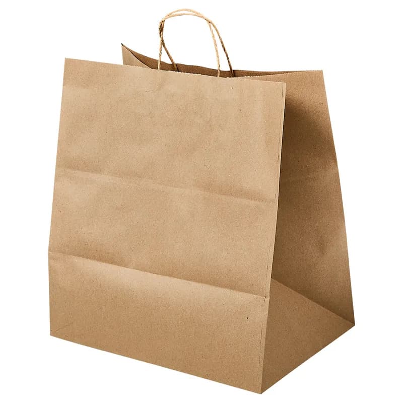 Victoria Bay Shopper Bag 14X10X15.25 IN Paper 80# Kraft With Handle 200/Case