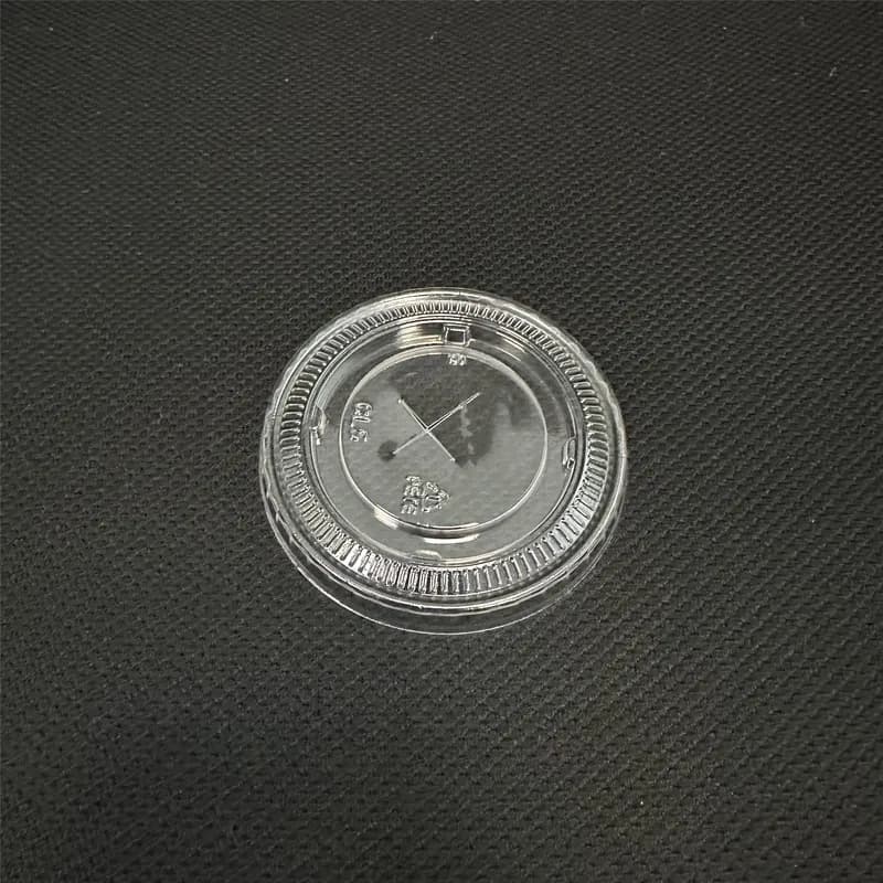 Victoria Bay 70 Series Lid Flat PET Clear For 5 OZ Cold Cup Straw Slot 100 Count/Pack 10 Packs/Case 1000 Count/Case