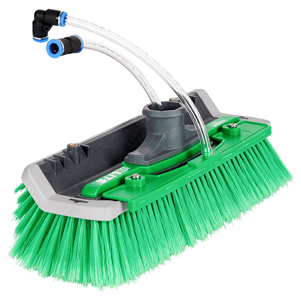 nLITE® Radius Brush 11X5X4.2 IN Green Gray Flagged 1/Each