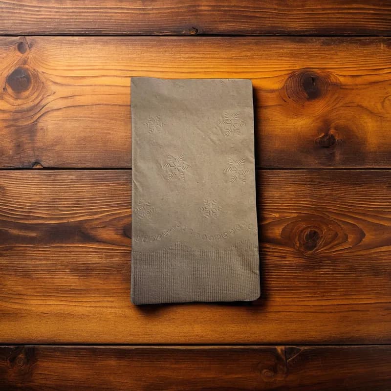 Victoria Bay Dinner Napkins 15X17 IN 4.25X7.25 IN Kraft Virgin Kraft Paper 2PLY 1/8 Fold 150 Count/Pack 20 Packs/Case