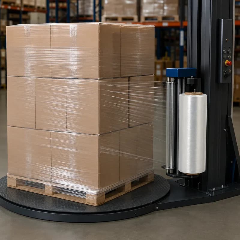 Stretch Film 19.7IN X9000FT Axis Machine 50 Gauge 1/Roll