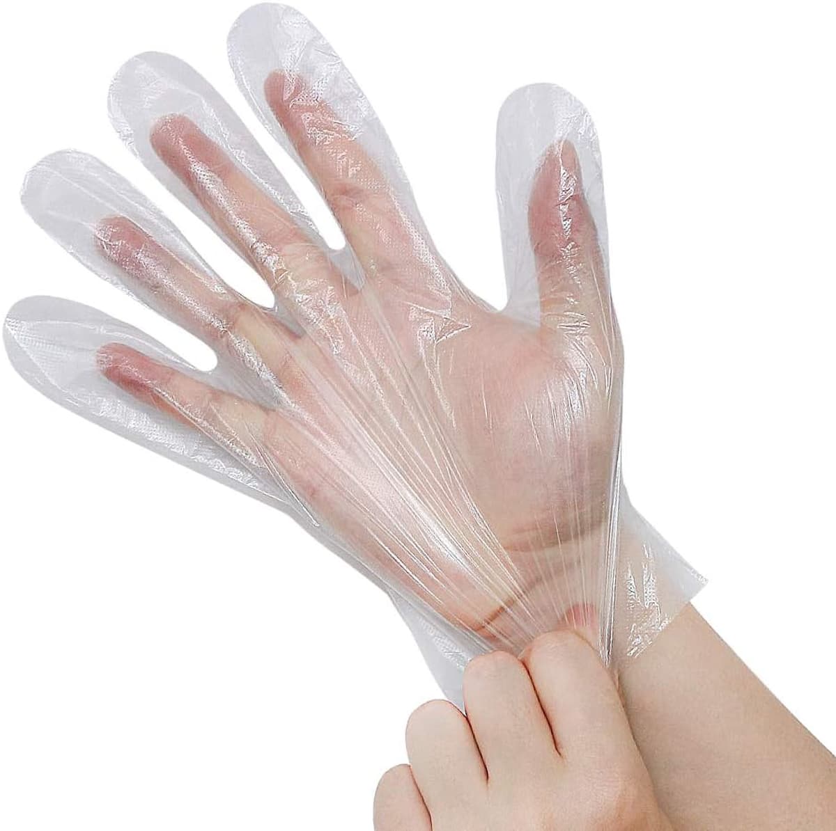 Gloves Medium (MED) Cast Polyethylene (PE) 200 Count/Box 30 Box/Case 6000 Count/Case